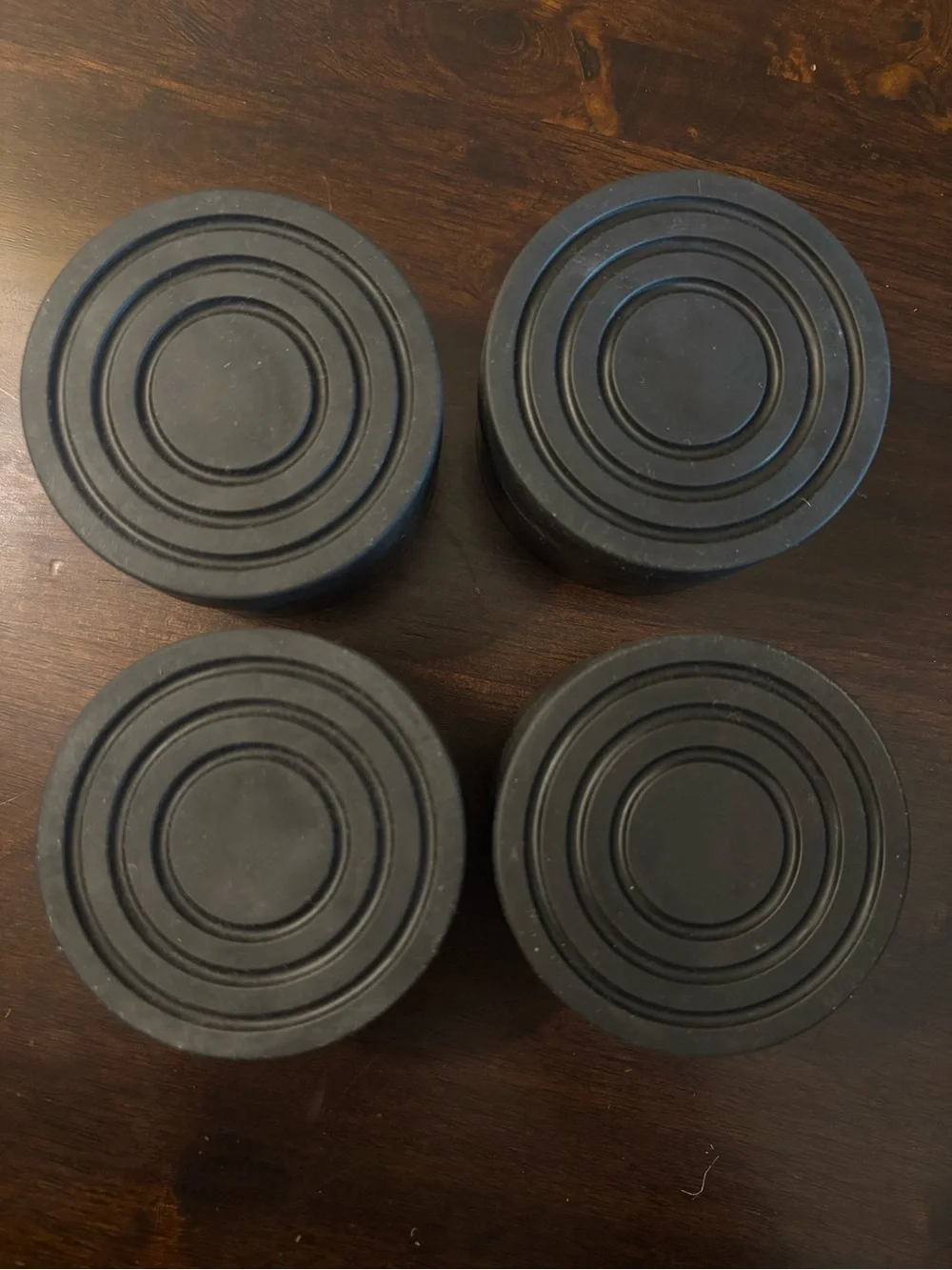 4x nonslip table extender riser feet